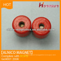 cast alnico 5 cylinder magnet with hole